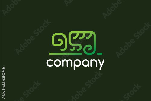 Chameleon Logo Design - Chameleon Logo Design Template
