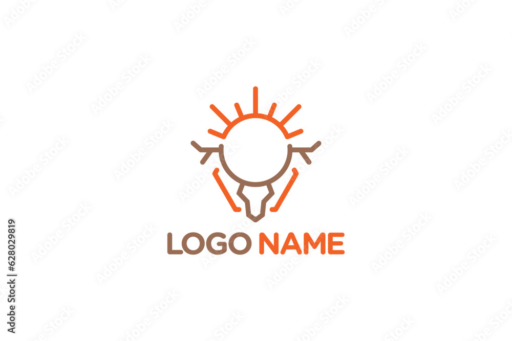 Deer Logo Design - Deer Logo Design Template Deer Logo Design - Deer Logo Design Template