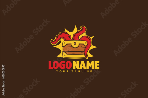 Octopus Logo Design - Animal Logo Design Template
