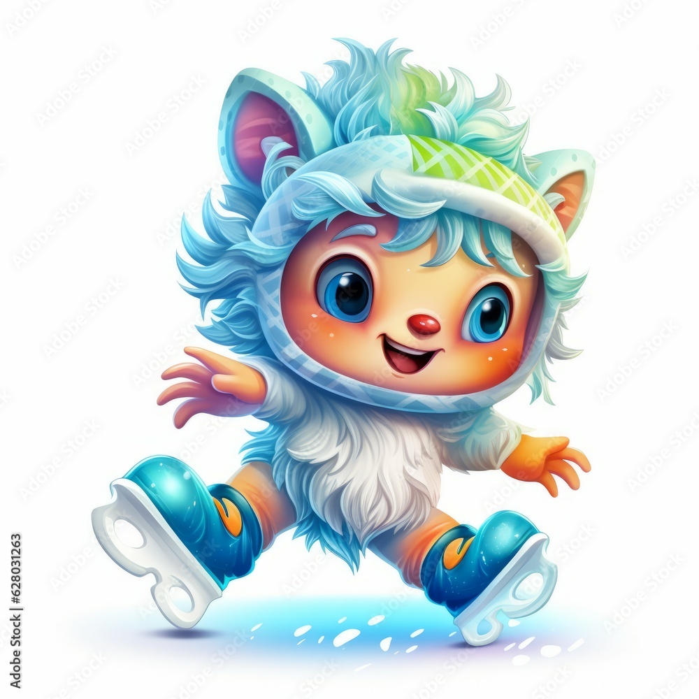 Christmas Themed Character Graphics Element created with Generative AI Christmas Themed Character Graphics Element created with Generative AI