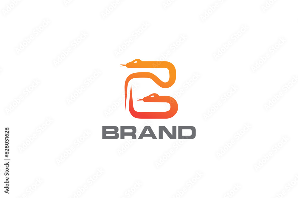Snake Logo Design - Animal Logo Design Template
