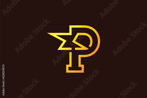 Letter P Logo Design - Logo Design Template 