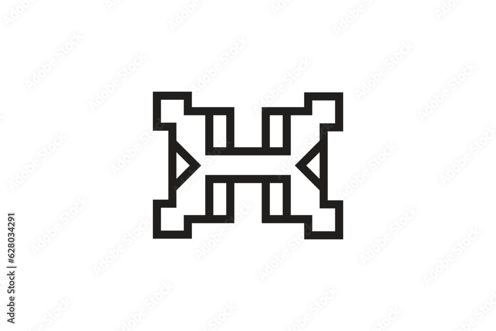 Letter H Logo Design - Logo Design Template	
