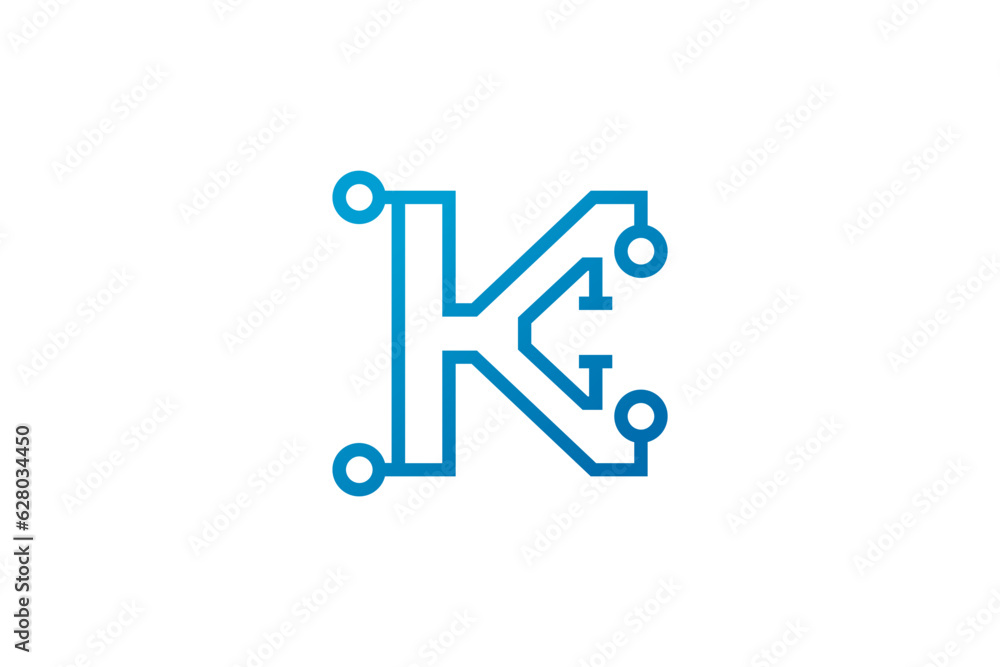 Letter K Logo Design - Logo Design Template Letter K Logo Design - Logo Design Template