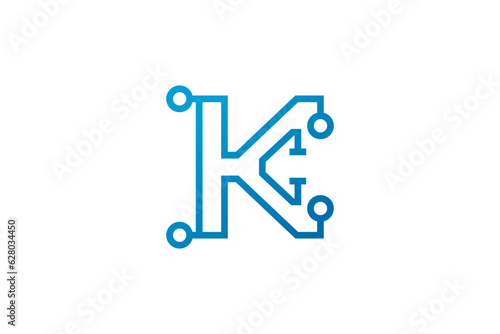 Letter K Logo Design - Logo Design Template 