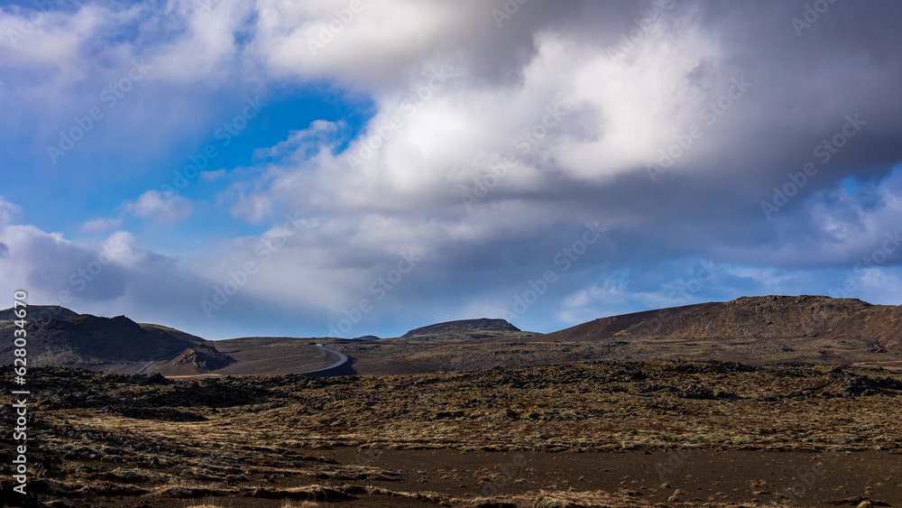 Volcano trail in iceland Volcano trail in iceland