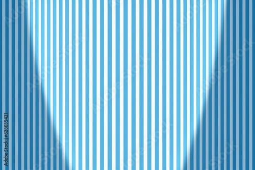 Blue and white striped background or wallpaper. Generative AI