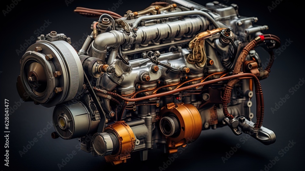 Internal combustion engine. Generative AI