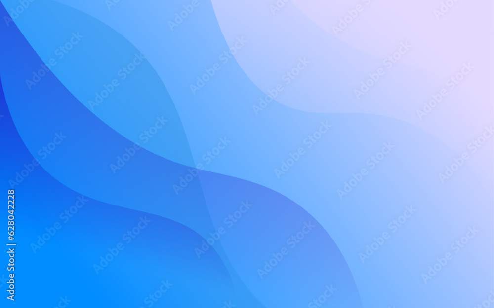 Abstract color pastel background design, modern pastel blue abstract wave gradient background, vector slide background