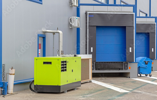 Obraz na płótnie Electric Power Generator Warehouse