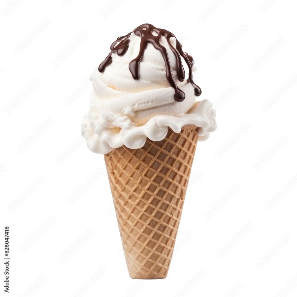 Ice cream cone isolated Ice cream cone isolated