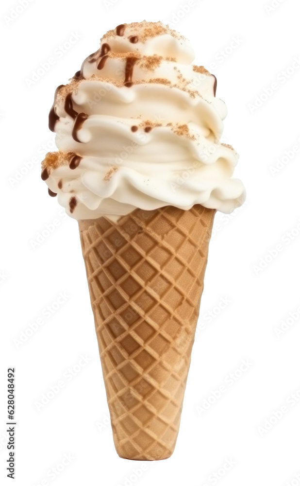 Ice cream cone isolated Ice cream cone isolated
