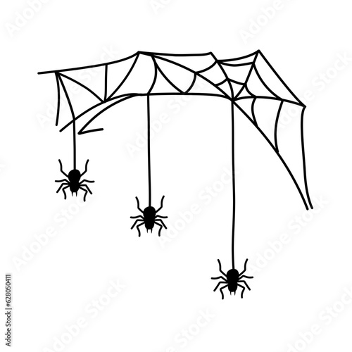 hanging spider icon