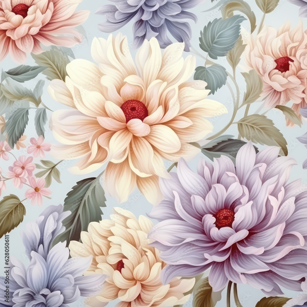 seamless pattern with flowers seamless pattern with flowers