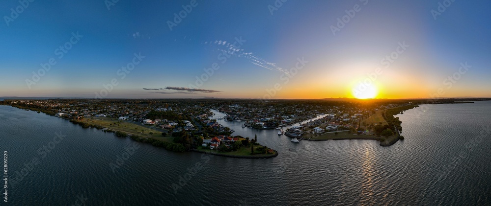 Obraz premium sunset panarama