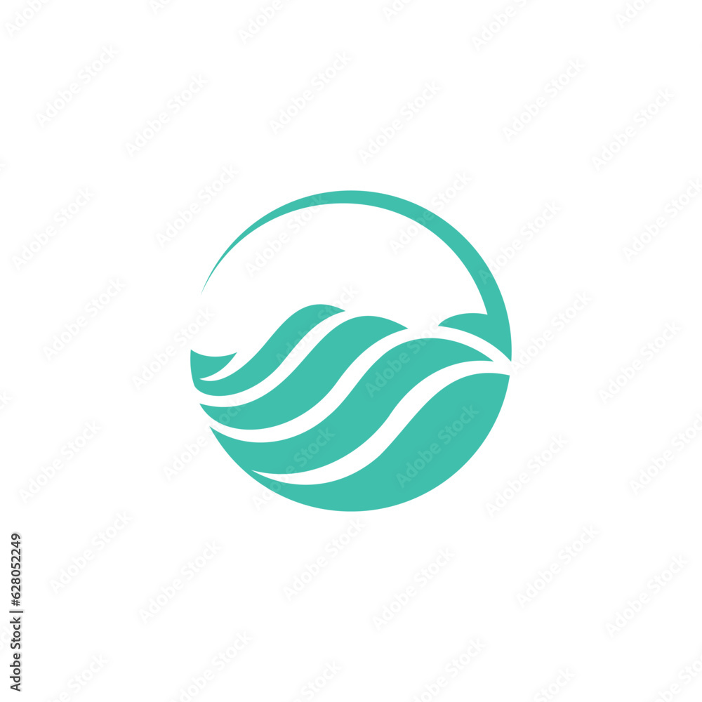 Wave logo design - Water Logo Design