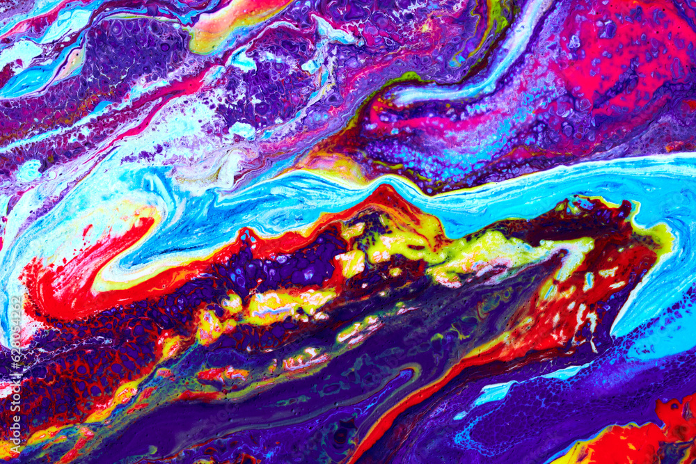Flowing paint texture. Marbled paper abstract background Flowing paint texture. Marbled paper abstract background