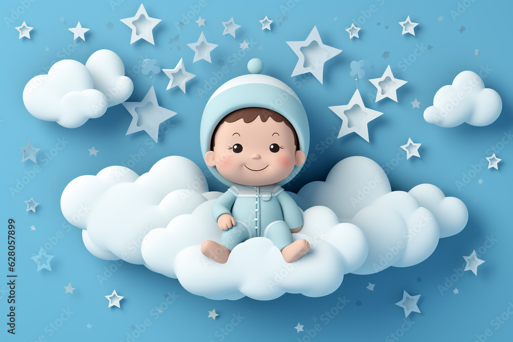 cute baby shower card background paper cut cute baby shower card background paper cut
