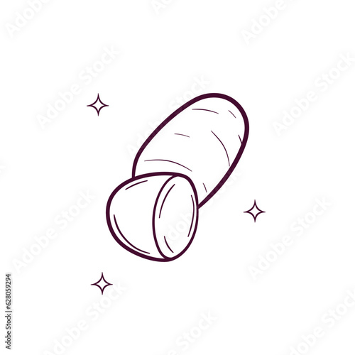 Hand Drawn Potato. Doodle Vector Sketch Illustration
