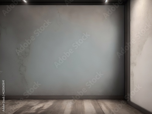 Concrete backdrop. AI generated illustration
