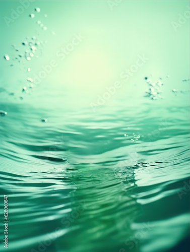 Product Display Water Background,created with generative ai tecnology.