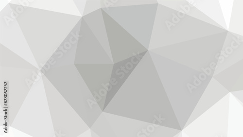 Monochromer polygon pattern. Low poly design
