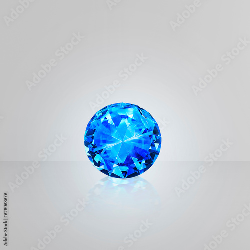 blue cut diamond, for design fashion jewellery