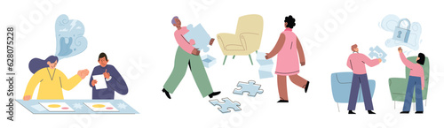 Mental health condition. Psychotherapeutic session, psychiatric aid. Depression counselling, seasonal affective disorder treatment, psychotherapy, behavioural cognitive therapy abstract metaphor