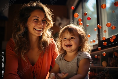 Mother and daughter bonding...