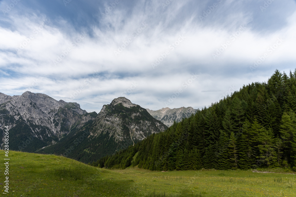 Ausblick im Naturpark Karwendel.