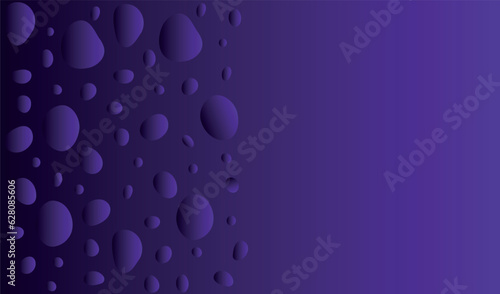 Purple background with drops  vector illustration.