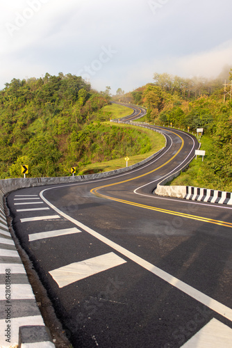 Road No 3 in Nan, Thailand