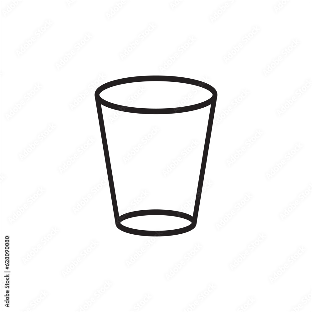 glass of water icon vector illustration symbol glass of water icon vector illustration symbol