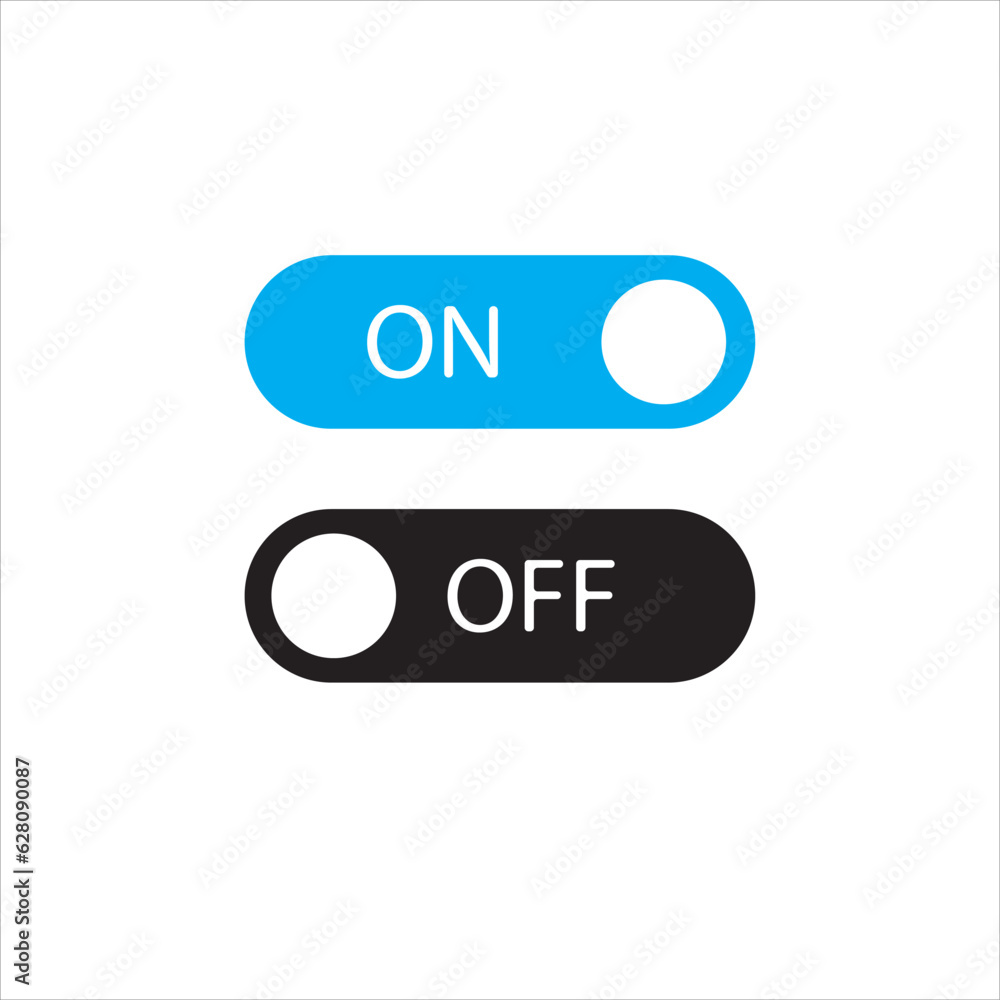 on off icon vector illustration symbol on off icon vector illustration symbol