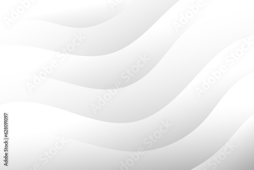 Abstract Wave Gradient White Texture Background Design for Banner or Presentation