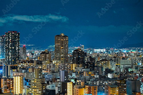 大阪の平凡な夜景だけど、好きな景色 © katou yoshiaki