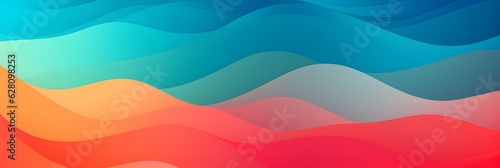 Abstract illustration wallpaper background design, colorful drawing, pattern, wide resolution