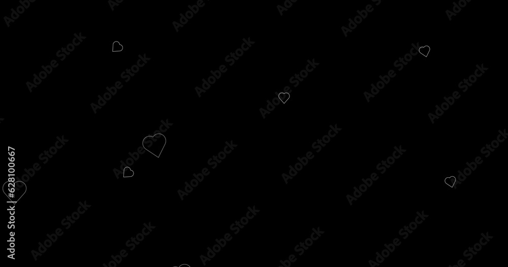 Valentines day background with hearts Valentines day background with hearts