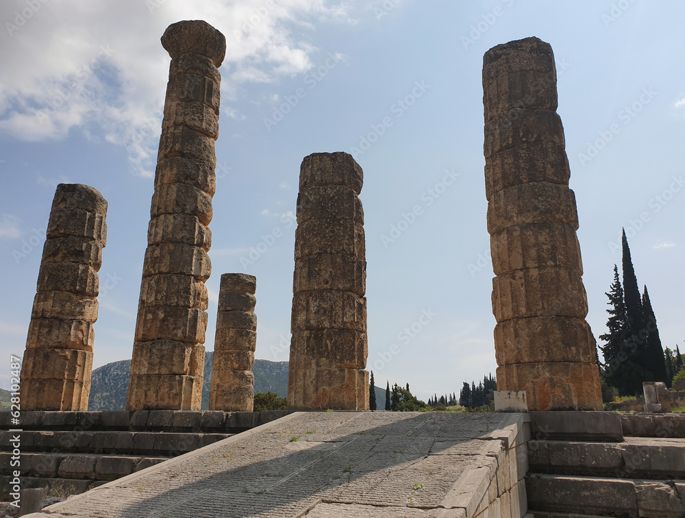 Temple d'Apollon à Delphes - Road trip en Grèce (Europe)