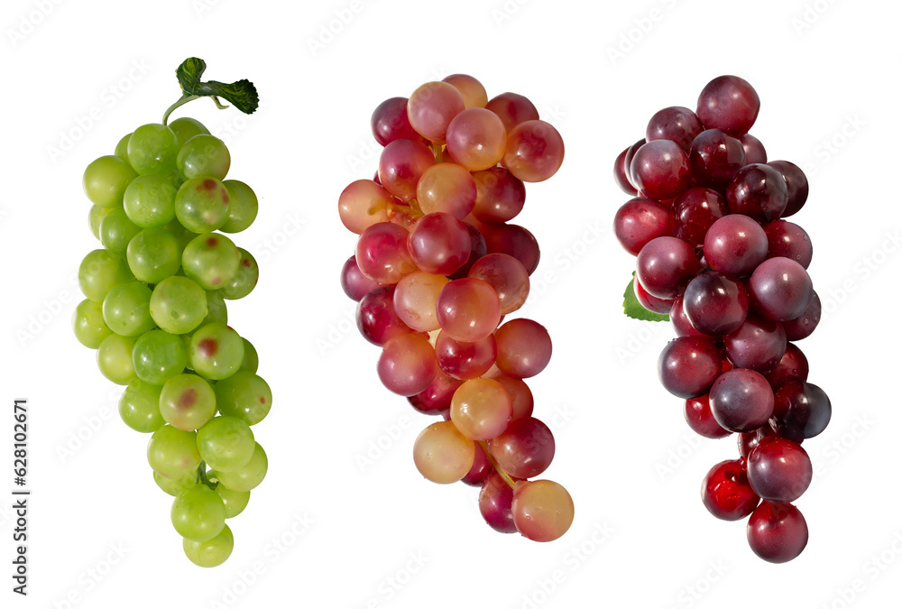 Grapes on transparent background easy to use element