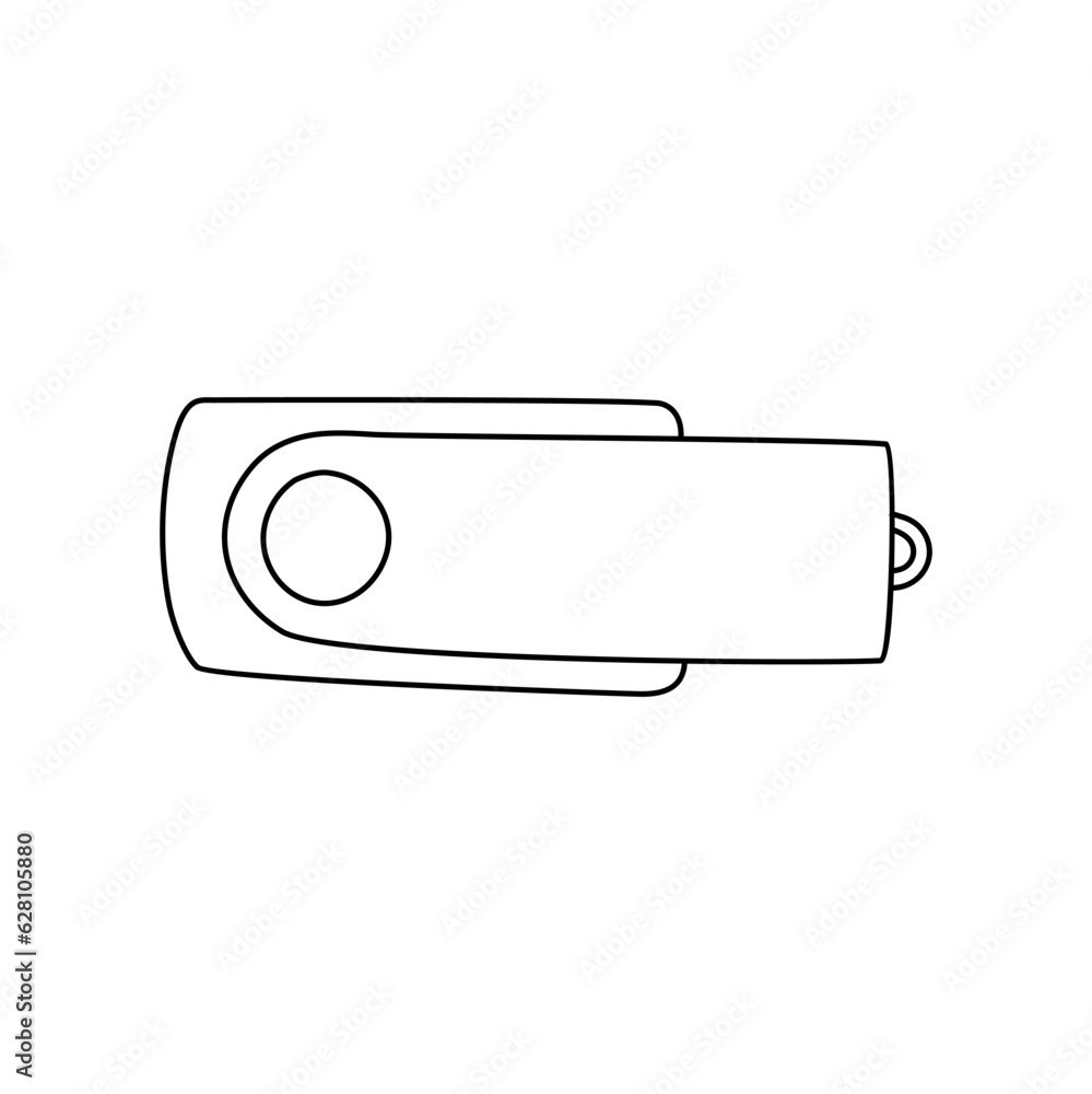 flash disk using doodle or hand drawing style flash disk using doodle or hand drawing style