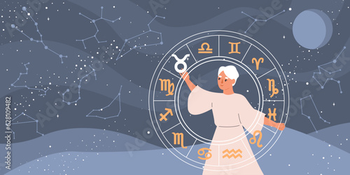 Horoscope Composition Background