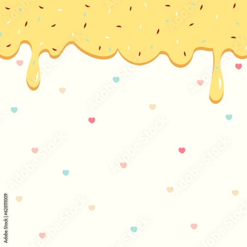 Sweet dessert background 