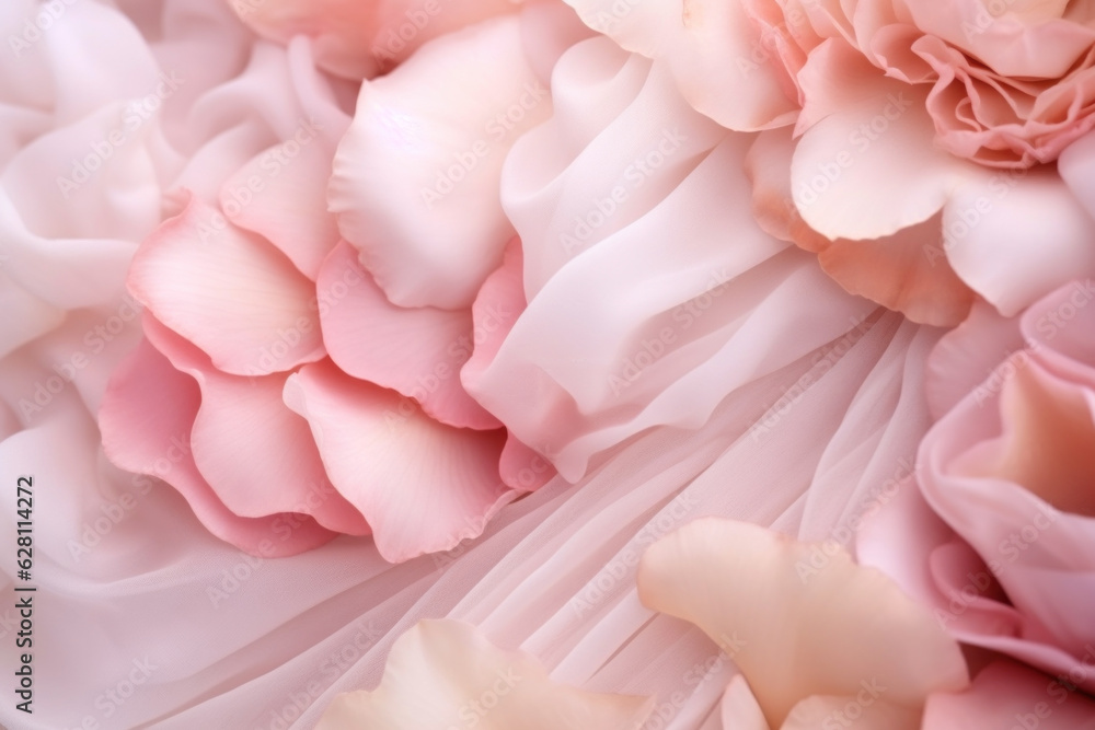 Fototapeta premium Pink floral background.
