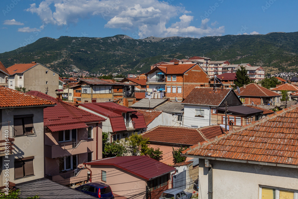 Roofs of Ohrid town, North Macedonia