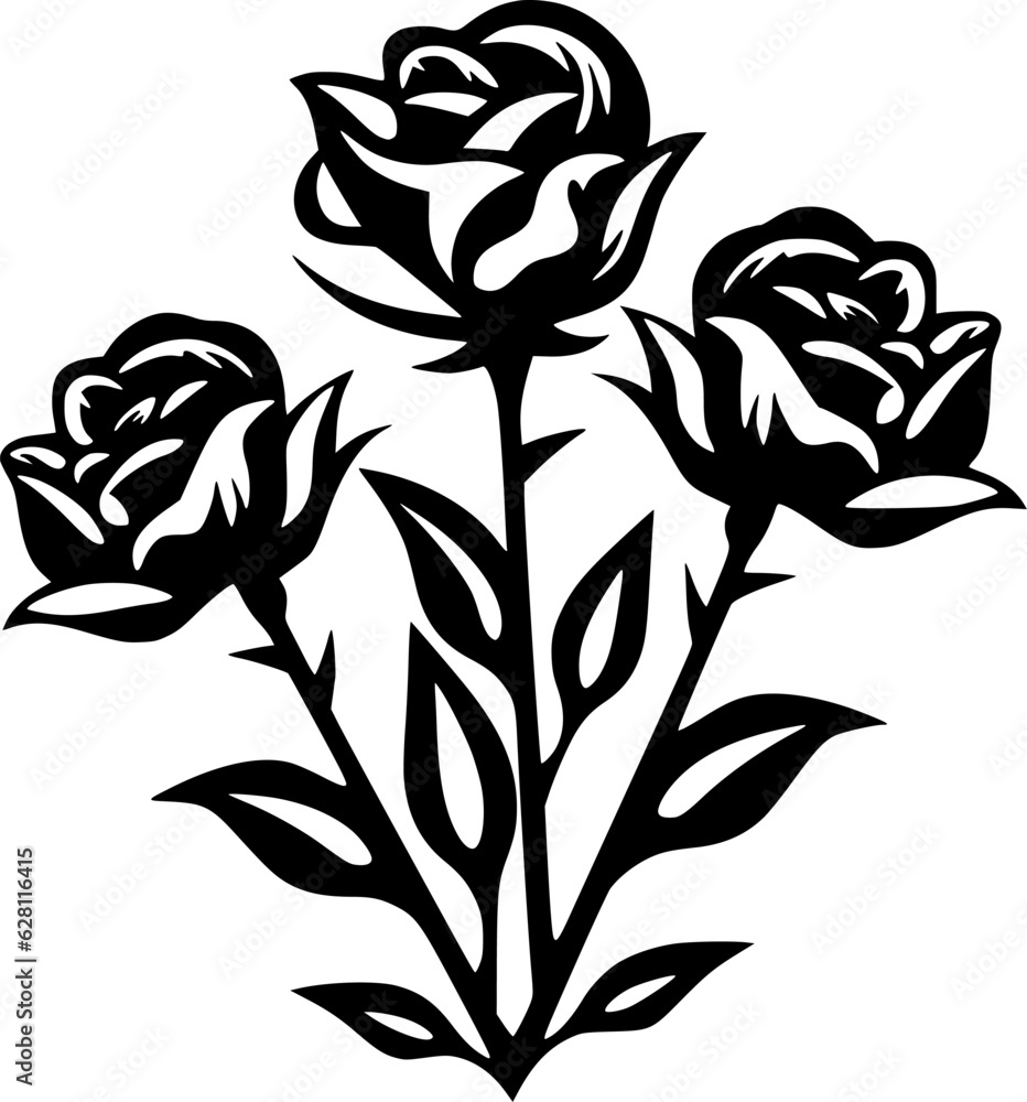Flowers - High Quality Vector Logo - Vector illustration ideal for T-shirt graphic Flowers - High Quality Vector Logo - Vector illustration ideal for T-shirt graphic