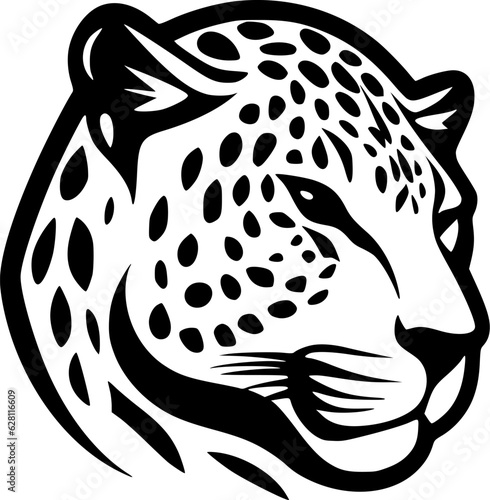 Leopard | Minimalist and Simple Silhouette - Vector illustration