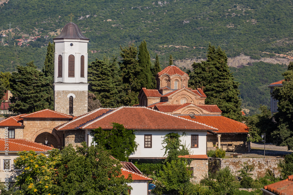 Holy Mary Peryvleptos (Peribleptos) church in Ohrid town, North Macedonia