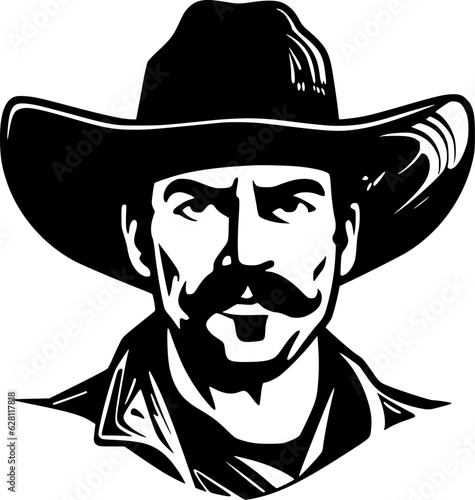 Cowboy - High Quality Vector Logo - Vector illustration ideal for T-shirt graphic