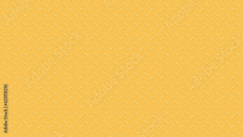 Golden checker plate pattern. Steel diamond plate. Luxury backgrounds. Vector illustration.